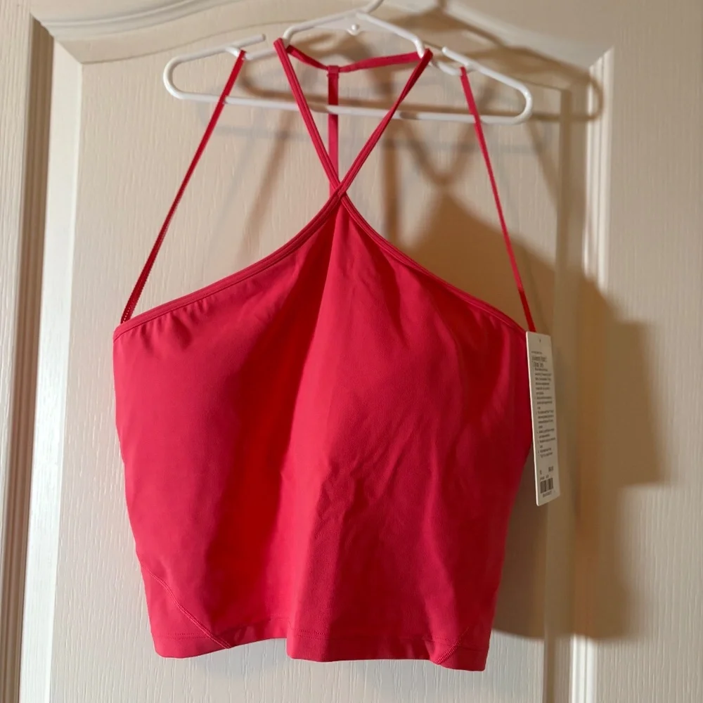 lululemon Align™ T-Strap Tank Top Light Support, A/B Cup. NWT Sz 10 Color: GLZP - Picture 3 of 8